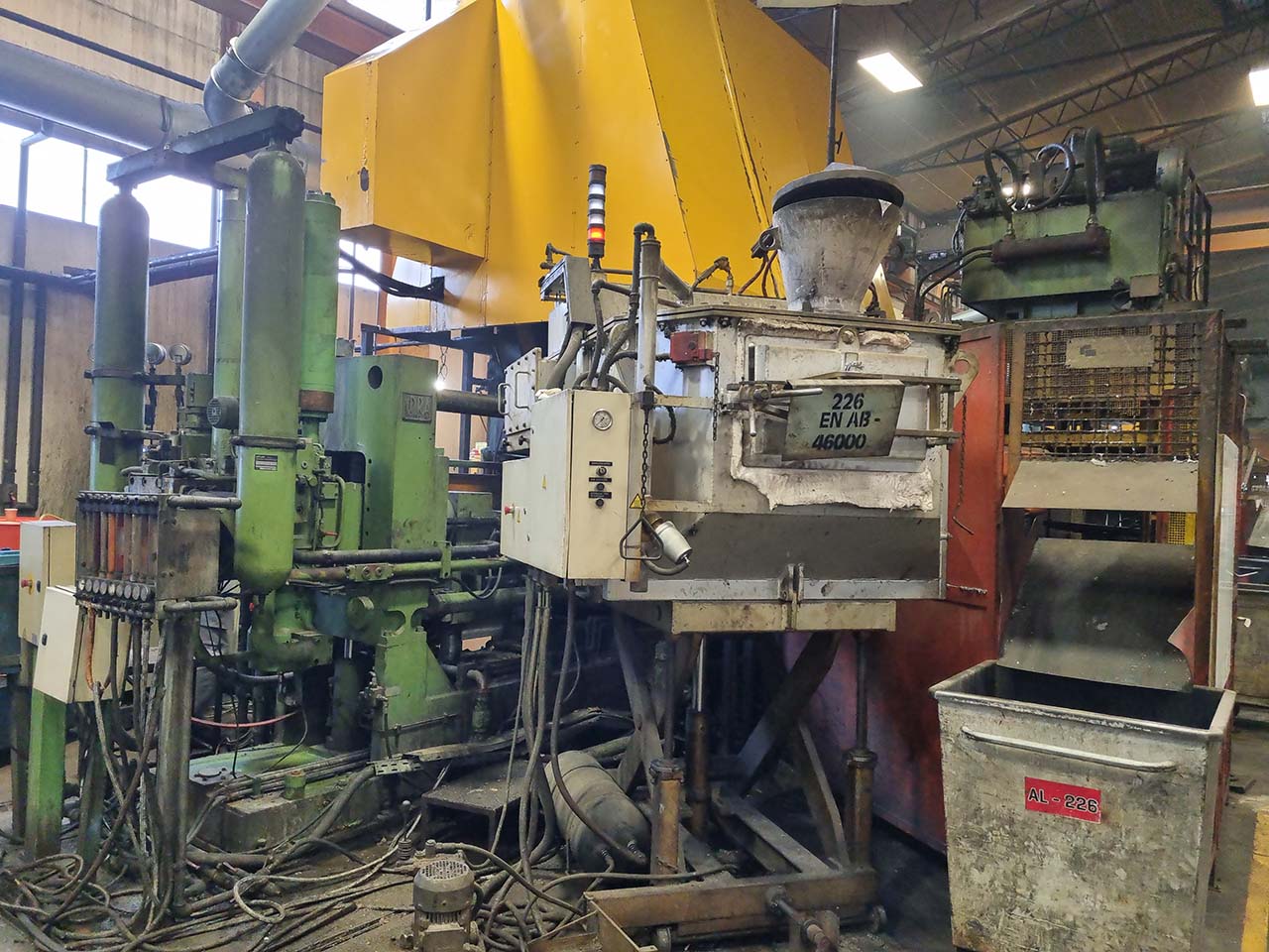 IDRA OL 700 hidegkamrás öntőgép KK1621, használt IDRA OL 700 hidegkamrás öntőgép KK1621, használt