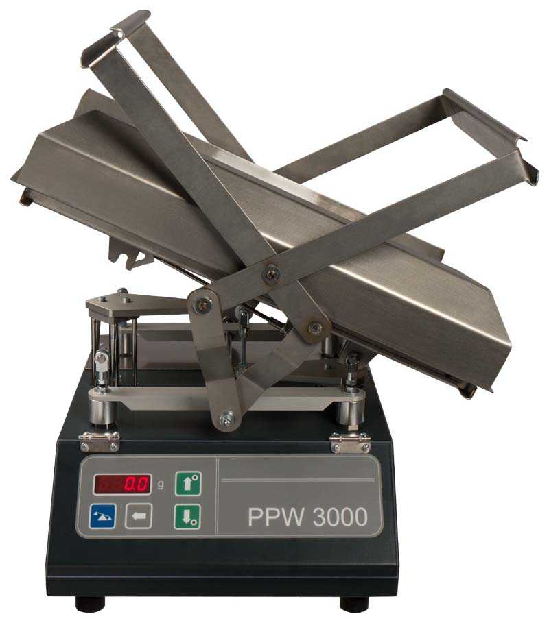 PPW 3000 Dupla dőlésszögű, nagy sebességű mérleg az alkatrészek teljességének ellenőrzéséhez