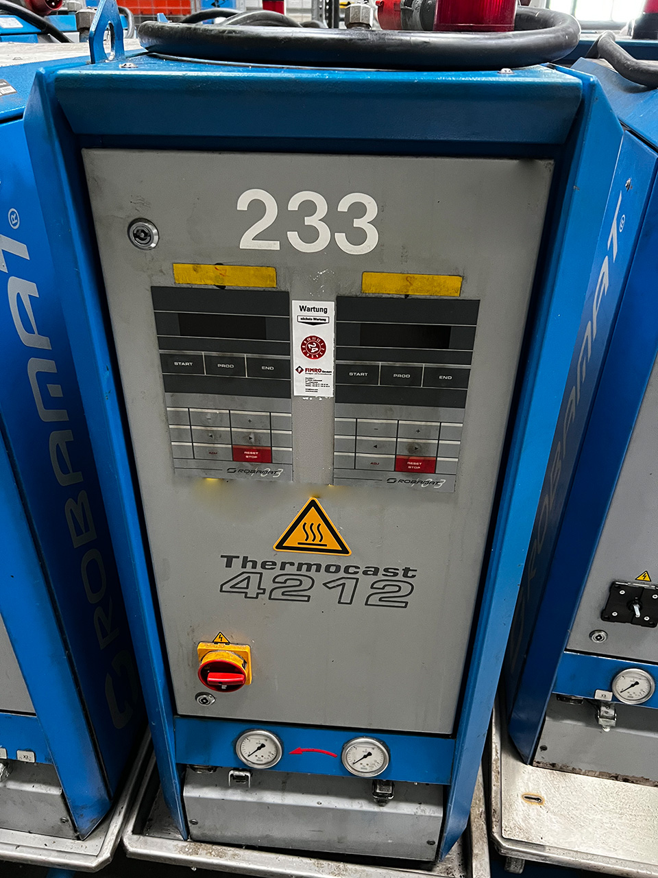 Robamat Thermocast 4212 olajhőmérséklet-szabályozó egység ZU2254, használt