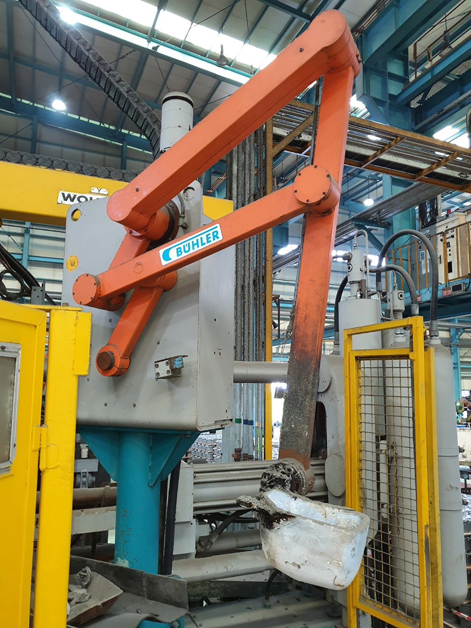 Bühler Evolution 140 D hidegkamrás öntőgép KK1651, használt Bühler Evolution 140 D hidegkamrás öntőgép KK1651, használt