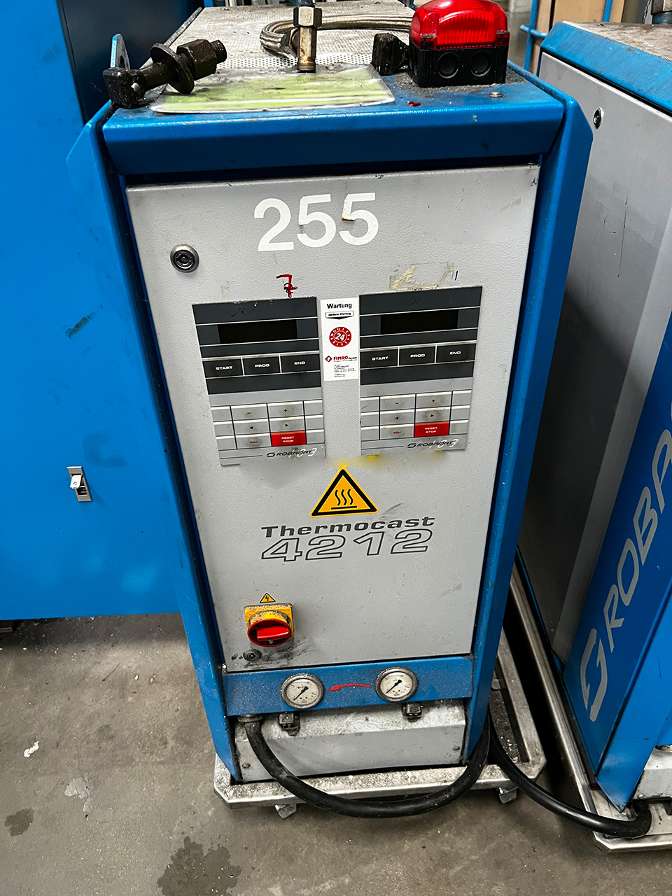 Robamat Thermocast 4212 olajhőmérséklet-szabályozó egység ZU2255, használt