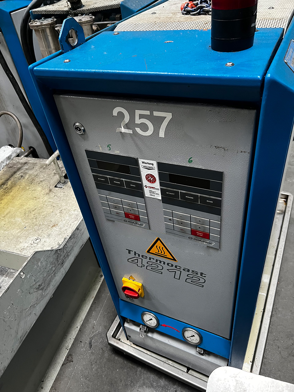 Robamat Thermocast 4212 olajhőmérséklet-szabályozó egység ZU2256, használt
